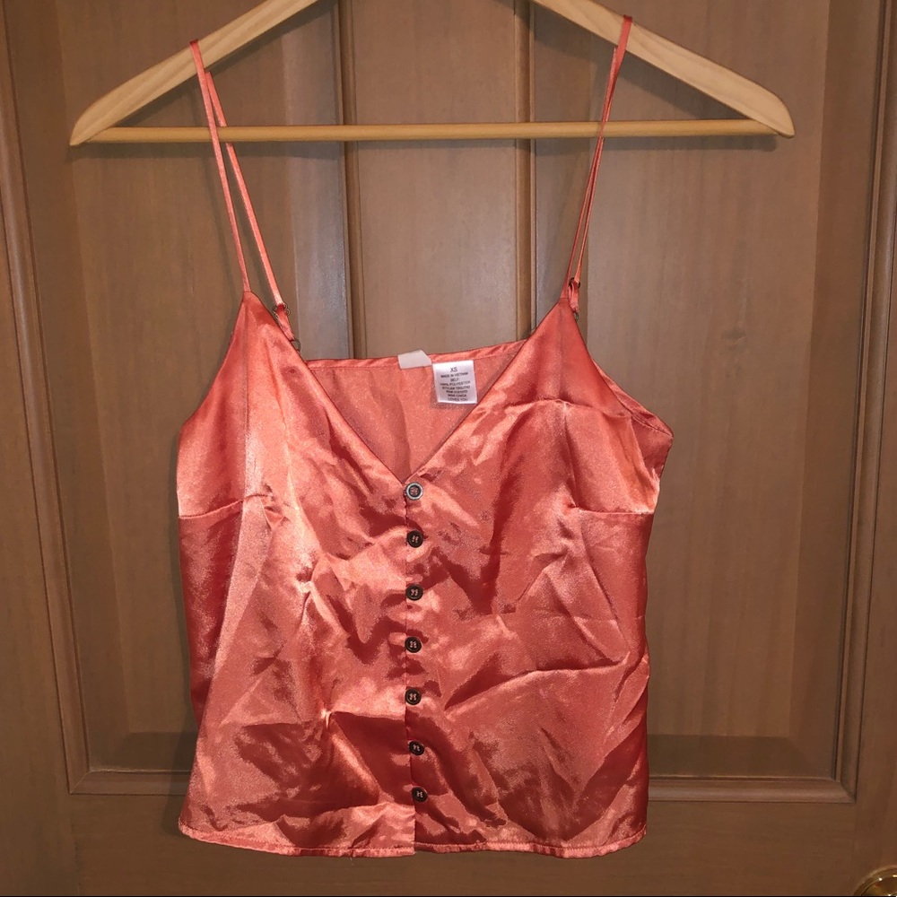 Nordstrom satin crop top